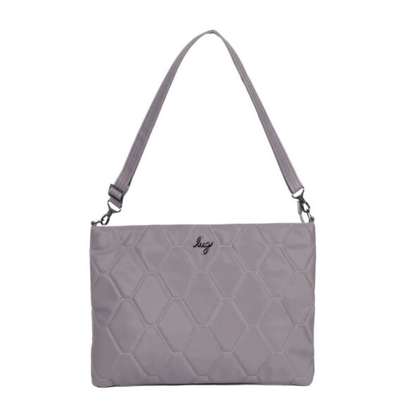 LUG GALLEY SATIN LUXE VL PORTFOLIO  NWT - PEARL GRAY - Picture 1 of 4